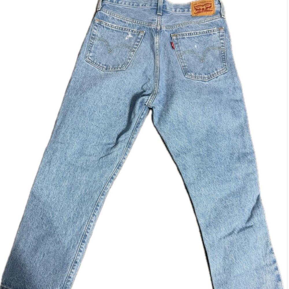 Women Levi's Light Blue Straight Jeans - Picture 1 of 2